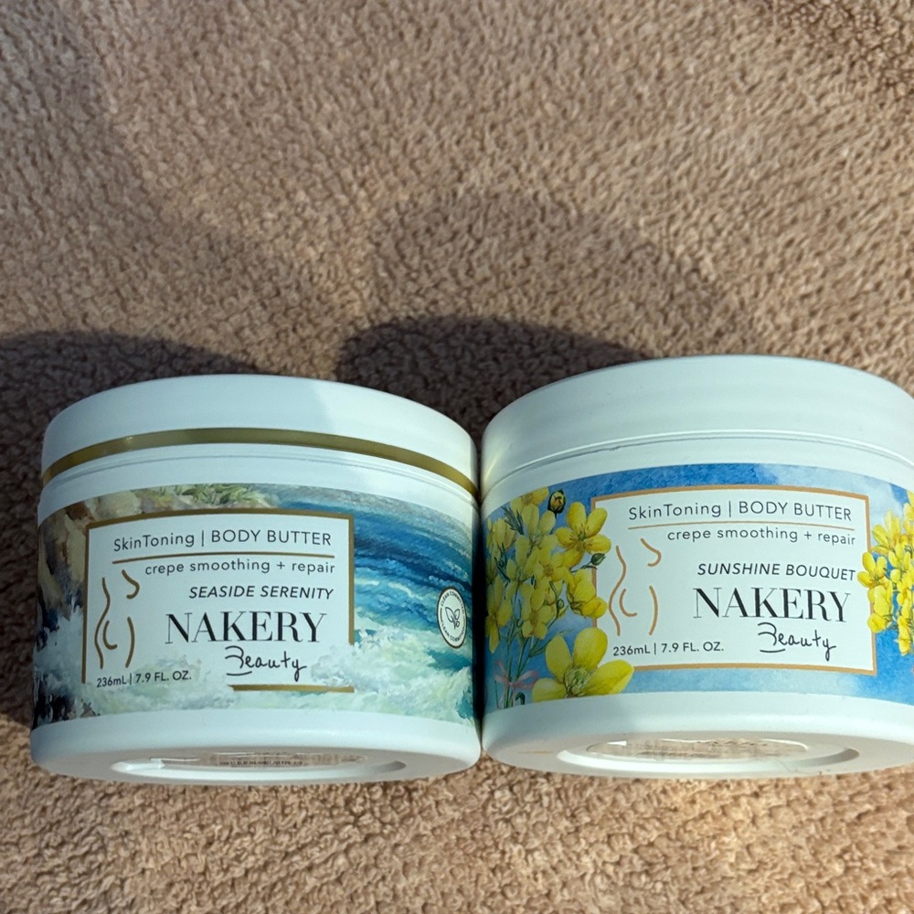 Nakery Beauty Seaside Serenity & Sunshine Bouquet Body Butter Set